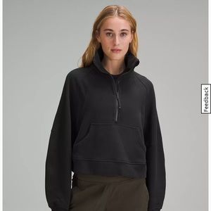 Scuba Oversized Funnel-Neck Half Zip